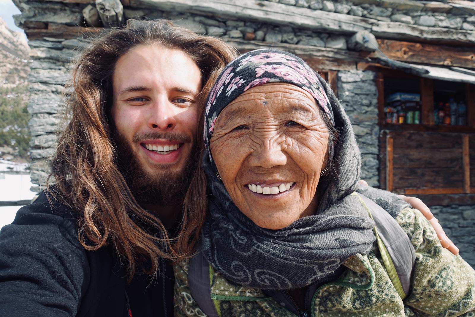 Himalaje Nepal v januar 2019 a bybička