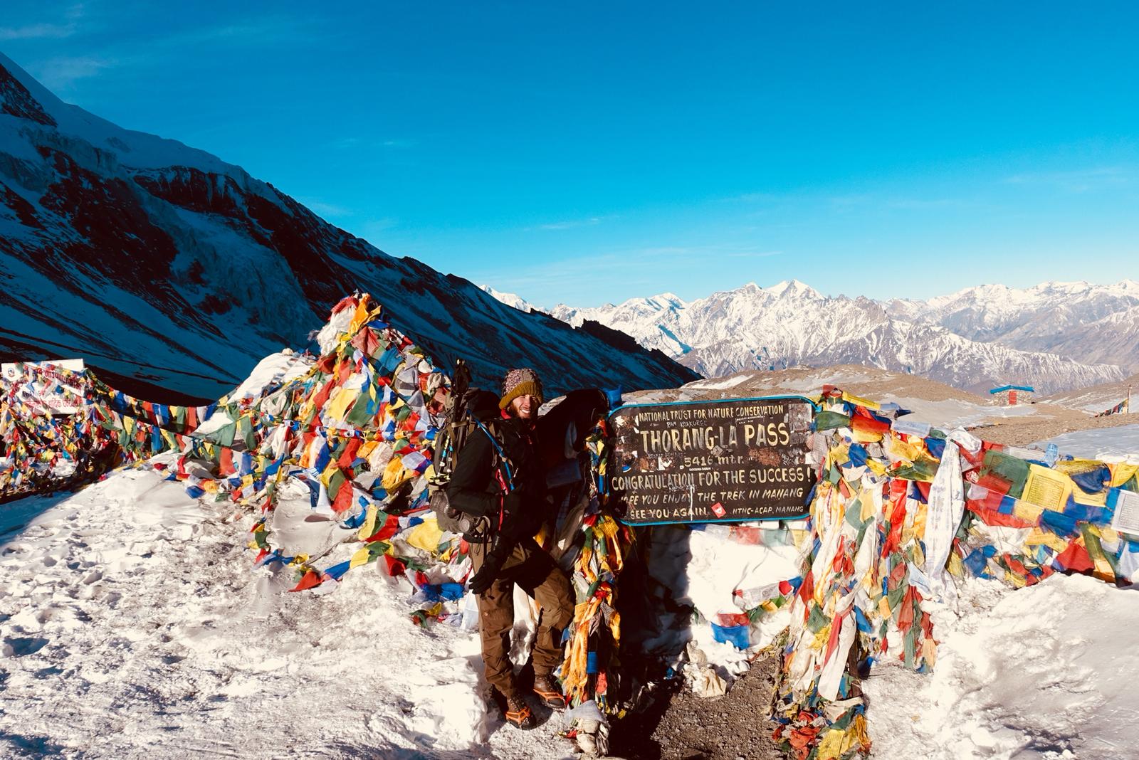 Nepál - Annapurna trek Martin Tham v jan. 2019 ..